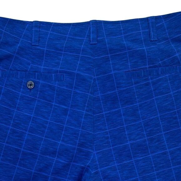 PGA Tour Apparel Chino Performance Golf Shorts Men's Size 34 Blue Flat Front - Picture 5 of 7